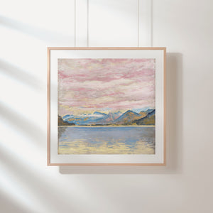 Koloman Moser - Lake Wolfgang II with Low Horizon Line