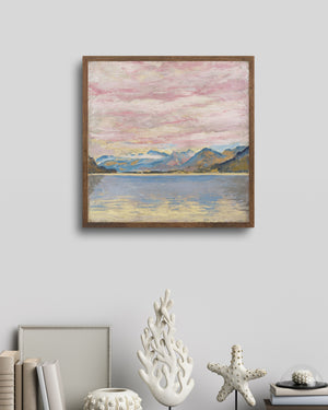 Koloman Moser - Lake Wolfgang II with Low Horizon Line