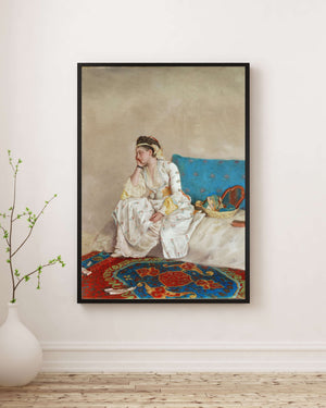 Jean-Étienne Liotard - Türk Giysili Kadın Fine Art Baskı