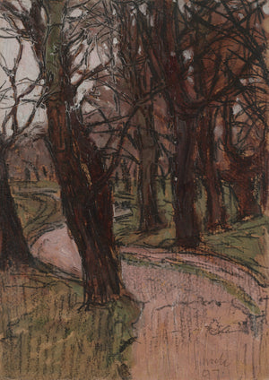 Egon Schiele - Sonbaharda Orman