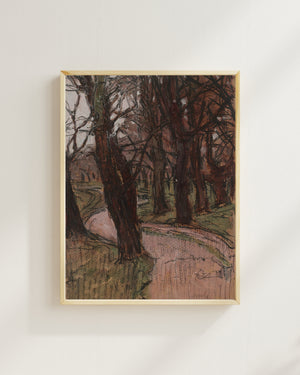 Egon Schiele - Sonbaharda Orman