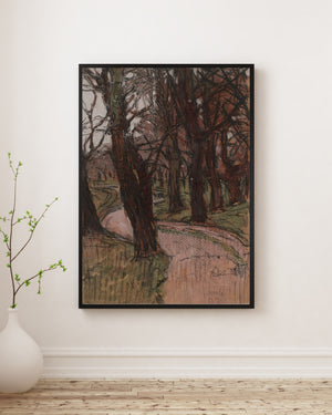 Egon Schiele - Sonbaharda Orman