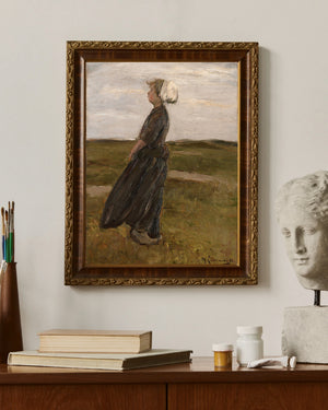 Max Liebermann - Young Woman in a Landscape