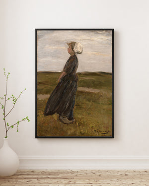 Max Liebermann - Young Woman in a Landscape