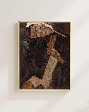 Egon Schiele - Lirik Şair Fine Art Baskı