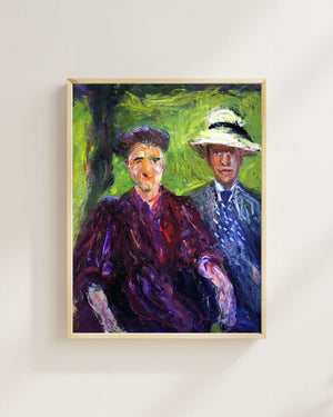 Richard Gerstl - Kırda Çift Fine Art Baskı