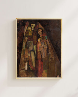 Egon Schiele - Vahiy Fine Art Baskı