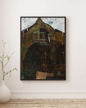 Egon Schiele - Kuzgunlu Manzara Fine Art Baskı