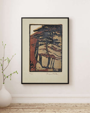 Broncia Koller-Pinell - Baden Yakınlarında Çamlar Fine Art Baskı