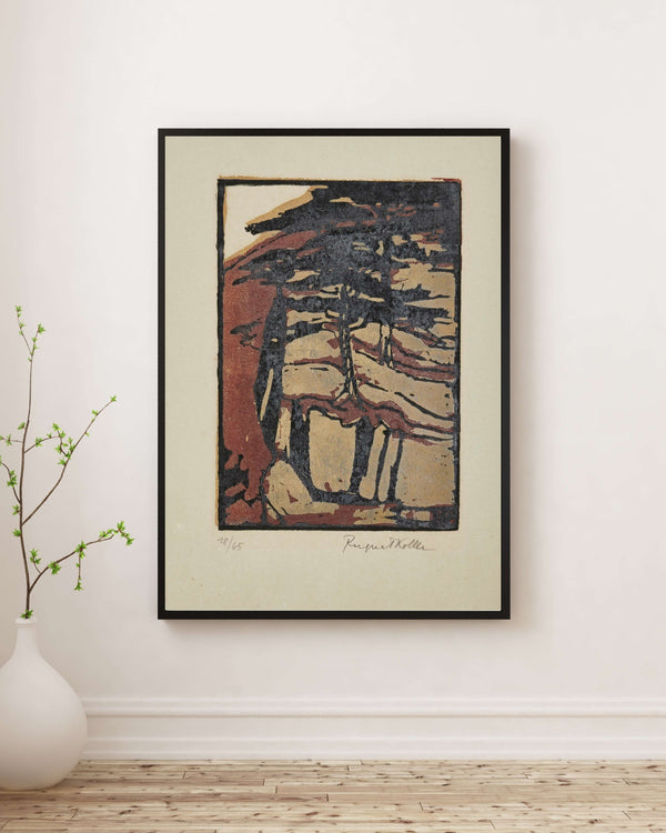 Broncia Koller-Pinell - Baden Yakınlarında Çamlar Fine Art Baskı