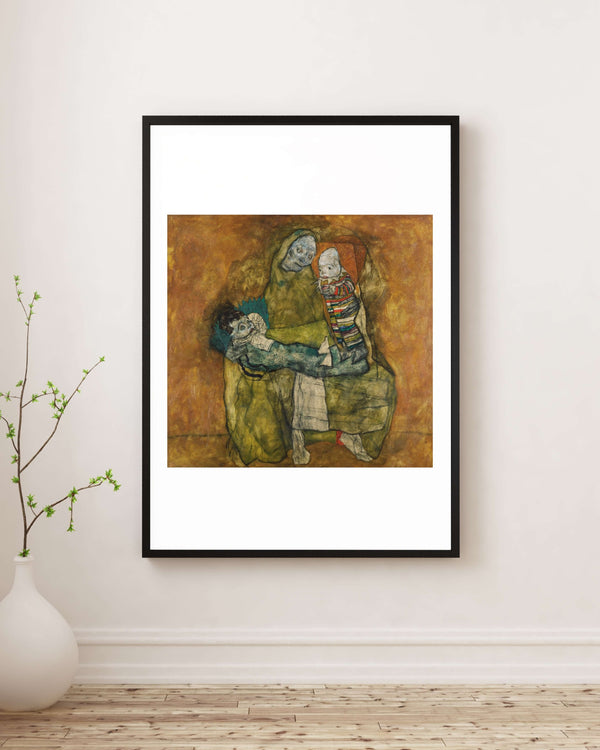 Egon Schiele - Mother with Two Children II