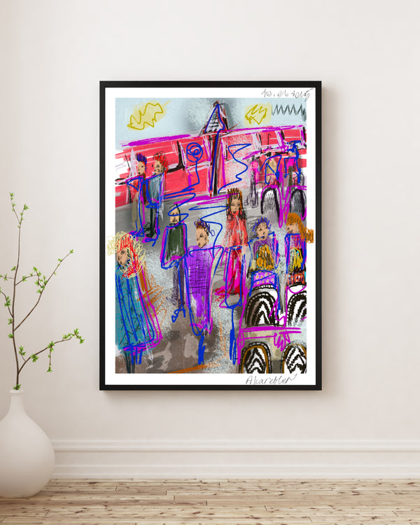 Begüm Pasin - Beklerken fine art baskı