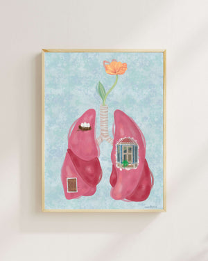 Hazal Türer - Breathe fine art baskı