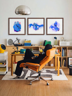 İpek Kerse - Blue as Medium fine art baskı