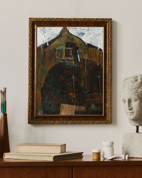 Egon Schiele - Kuzgunlu Manzara
