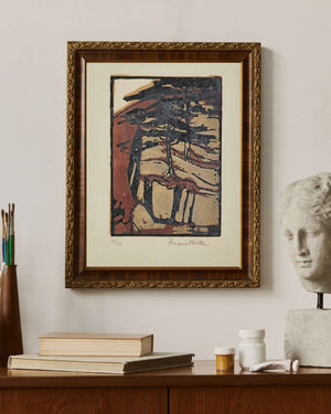 Broncia Koller-Pinell - Baden Yakınlarında Çamlar Fine Art Baskı