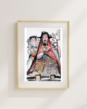 Servet Tanrısı fine art baskı