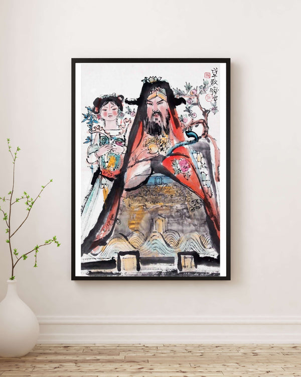 Servet Tanrısı fine art baskı