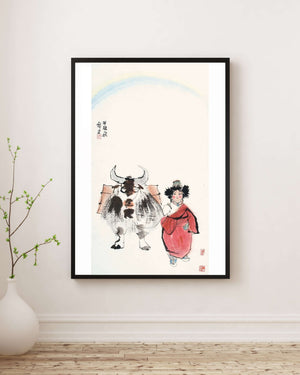 Gökkuşağı Altında Yolculuk fine art baskı