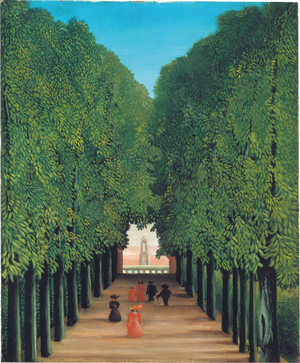 Henri Rousseau - Saint-Cloud Parkı’nda Ağaçlı Yol Fine Art Baskı