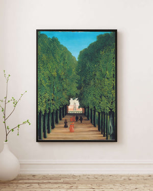 Henri Rousseau - Saint-Cloud Parkı’nda Ağaçlı Yol Fine Art Baskı
