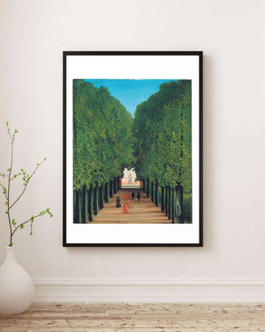 Henri Rousseau - Saint-Cloud Parkı’nda Ağaçlı Yol Fine Art Baskı