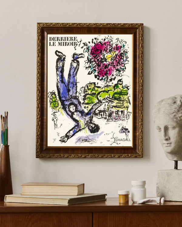 Marc Chagall - Sanatçının Buketi Fine Art Baskı