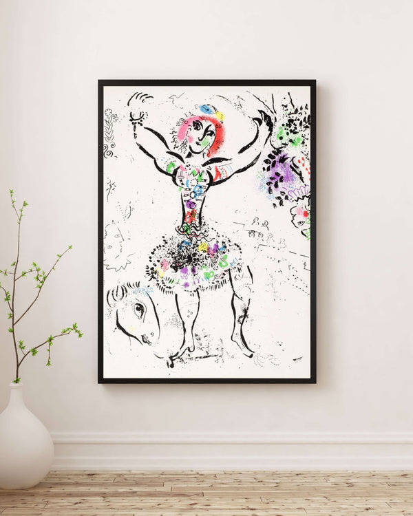 Marc Chagall - Jonglör Kadın Fine Art Baskı