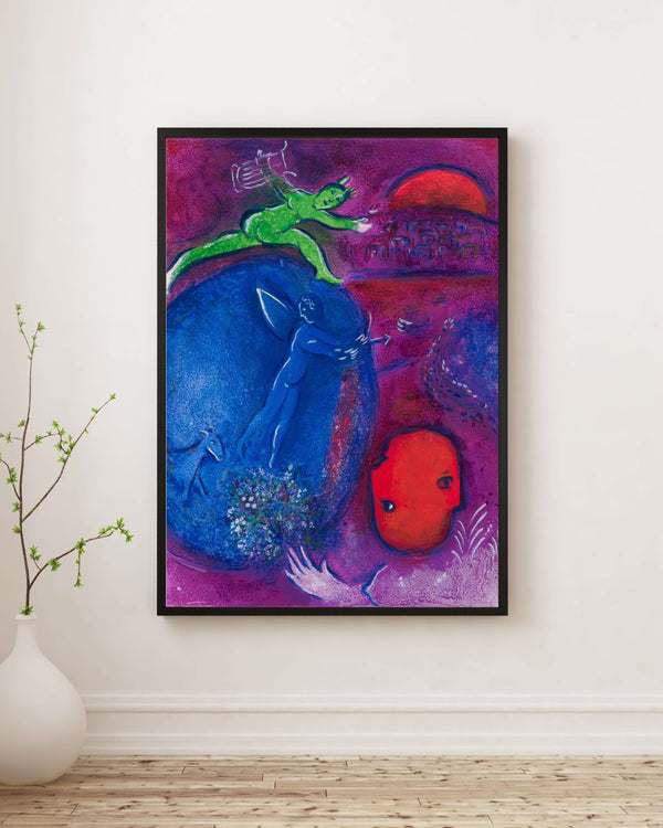 Marc Chagall - Lamon ve Dryas’ın Düşü Fine Art Baskı Fine Art Baskı
