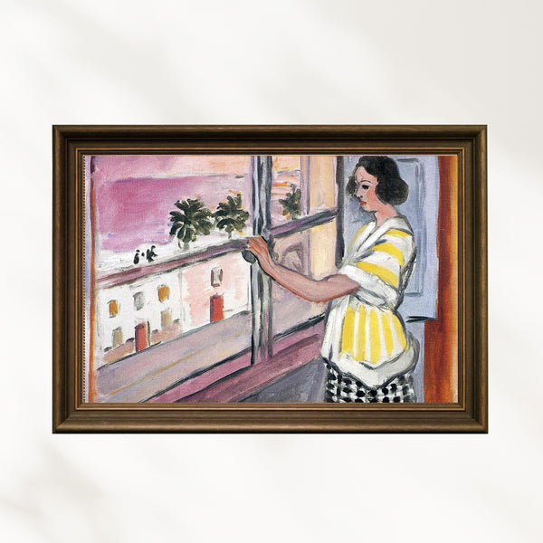 Henri Matisse - Penceredeki Genç Kadın - Gün Batımı